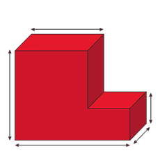 L shaped cushion foam cut to size