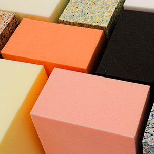coloured packing foam